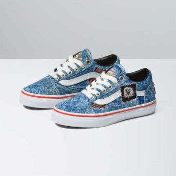 Vans X Cobra Kai Kids Old Skool Shoe (multi/true White)