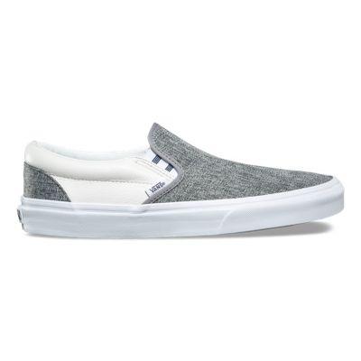 Vans Varsity Slip-on (frost Gray/blanc De Blanc)