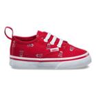 Vans Toddler Mlb Authentic V Lace (anaheim/angels/red)
