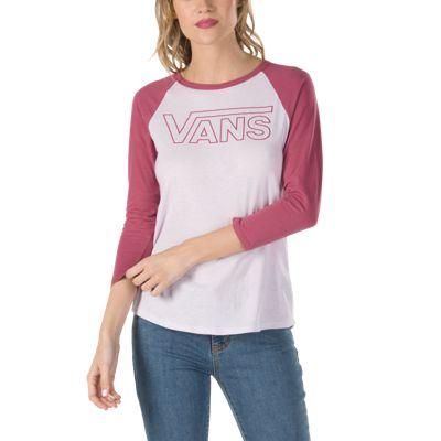 Vans Line V Raglan (lavender Fog Dry Rose)