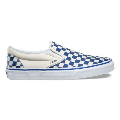 Vans Primary Check Slip-on (true Blue/white)