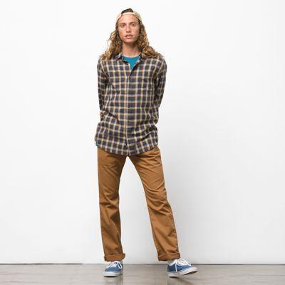 Vans Alameda Flannel Shirt (demitasse/khaki)