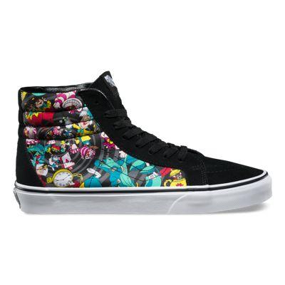 Vans Mens Shoes Skate Shoes Mens Shoes Mens Sandals Disney Sk8-hi Reissue (rabbit Hole/black)