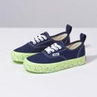 Vans Kids Brain Wall Authentic Elastic Lace (medieval Blue/sharp Green)