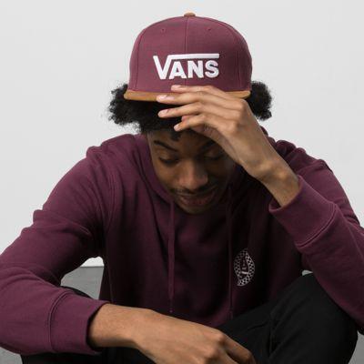 Vans Drop V Snapback Hat (prune/khaki)