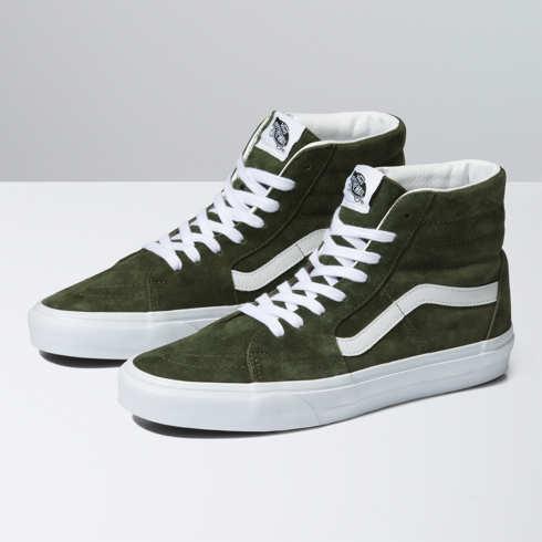 Vans Pig Suede Sk8-hi Shoe (grape Leaf)