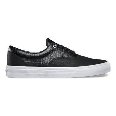 Vans Shoes Croc Leather Era (black/true White)