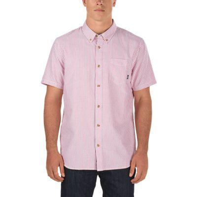 Vans Houser Ss Buttondown Shirt (chili Pepper Stripe)