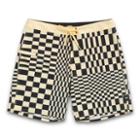 Vans Skewed 18 Checkerboard Boardshort (pale Banana)