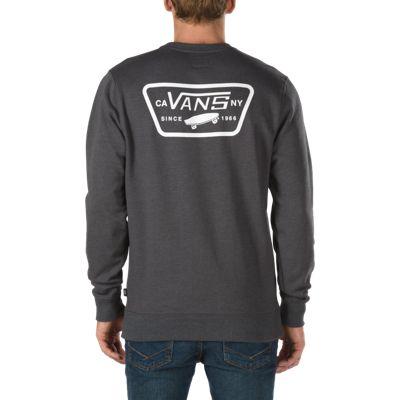 Vans Full Patched Crew Sweatshirt (new Charcoal Heather)