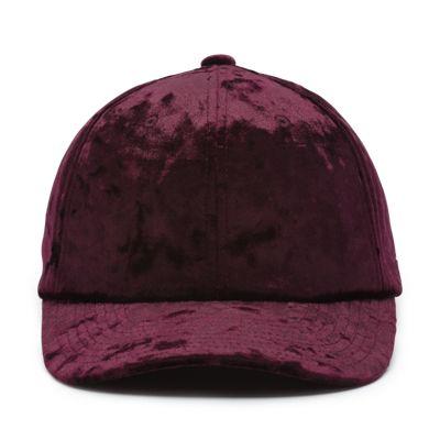 Vans Glazier Crushed Velvet Hat (burgundy)