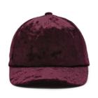 Vans Glazier Crushed Velvet Hat (burgundy)