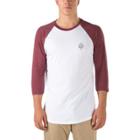Vans Enjoy The View Raglan (white Burgundy Heather)