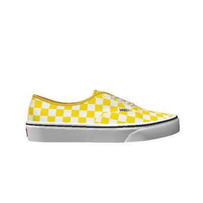 Vans Customs Authentic Color Theory Yellow Check (customs)