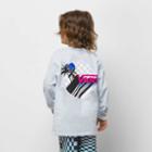 Vans Little Kids Palm View Long Sleeve T-shirt (ballad Blue)