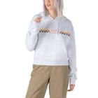 Vans Branded Crop Hoodie (white Heather)