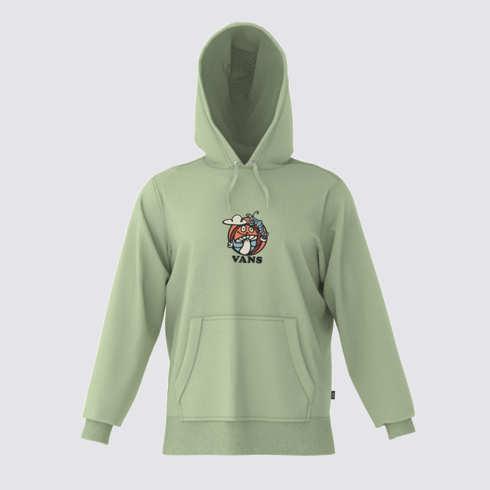 Vans Happy Mushroom Pullover Hoodie (celadon Green)