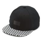 Vans Boys Allover It Snapback Hat (black/white Check)