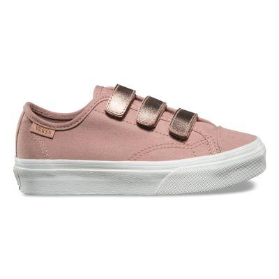 Vans Kids 2-tone Metallic Style 23 V (metallic/rose Gold)