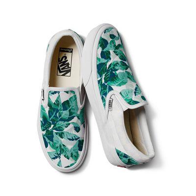Vans Customs Leaf Me Alone Slip-on (custom)