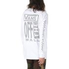 Vans Ave Reflective Long Sleeve T-shirt (white)