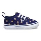 Vans Toddlers Mlb Authentic V Elastic Lace (san Diego/padres/blue)