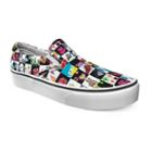 Vans Customs Doodle Check Slip-on Platform (customs)
