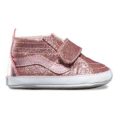 Vans Glitter Metallic Sk8-hi Crib (glitter Metallic Blush)