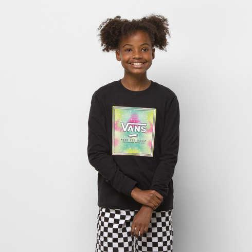 Vans Kids Box Vanstellation Long Sleeve Tee (black)