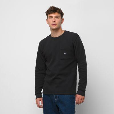 Vans Alder Long Sleeve Pocket Knit Thermal (black)