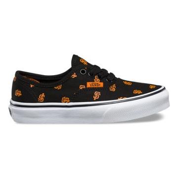 Vans Kids Mlb Authentic (san Francisco Giants/black)