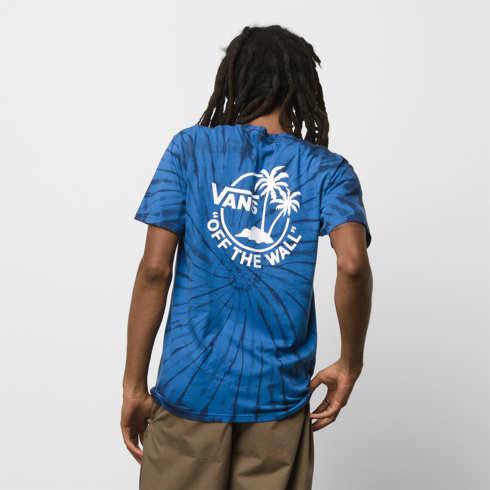 Vans Mini Dual Palm Tie Dye T-shirt (true Blue/white)