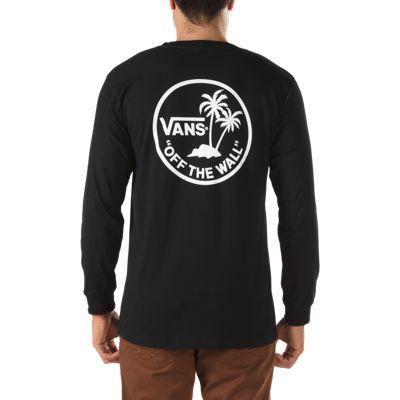 Vans Surf Palm Ls T-shirt (black) Mens T-shirts