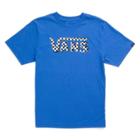 Vans Boys Checker Classic T-shirt (royal/black/white)