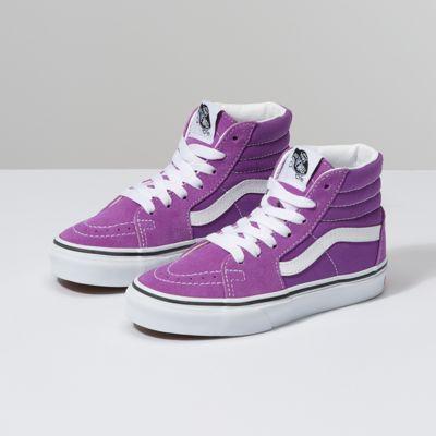 Vans Kids Sk8-hi (dewberry/true White)