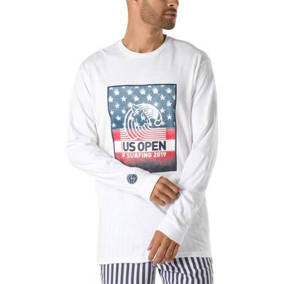 Vans Us Open Logo Box Long Sleeve T-shirt (white)