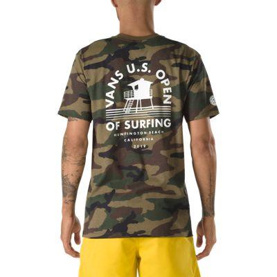 Vans Us Open Tower Short Sleeve T-shirt (camo)