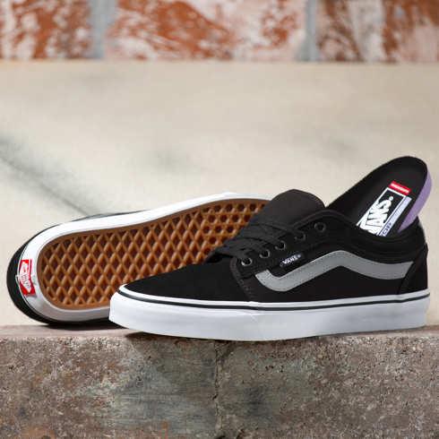 Vans Chukka Low Sidestripe Shoe (black/gray/white)