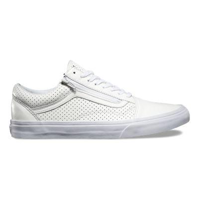 Vans Perf Leather Old Skool Zip (true White)