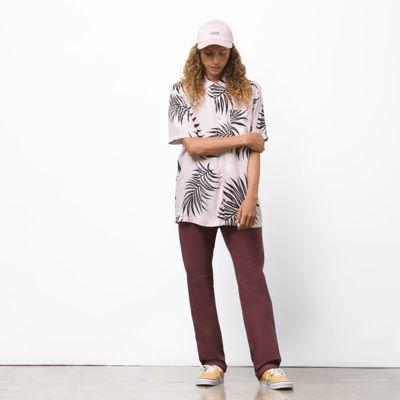 Vans Palms For Peace Button Down Shirt (violet Ice)