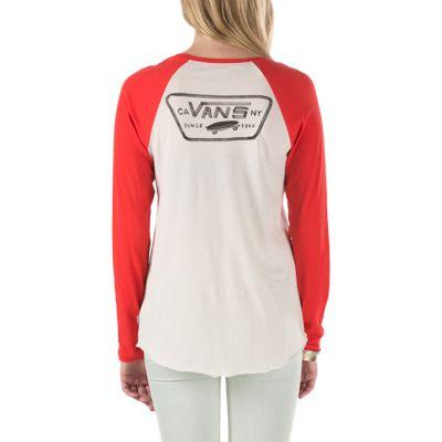 Vans Mens Shoes Skate Shoes Mens Shoes Mens Sandals Authentic Raglan T-shirt (white Sand/flame Scarlet) Womens Tank Tops