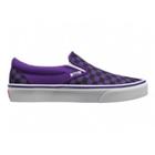 Vans Mens Customs Slip-on (purp/black Check)