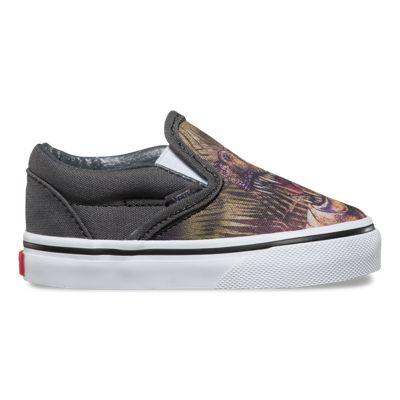 Vans Toddler T Rex Slip-on (pewter/true White)