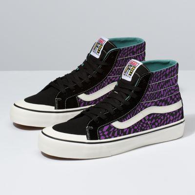 Vans Warped Check Sk8-hi 138 Decon Sf (black/marshmallow)