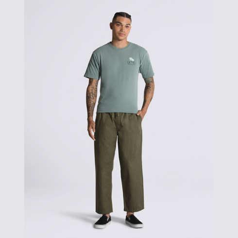 Vans Range Loose Cropped Elastic Waist Pant (grape Leaf)