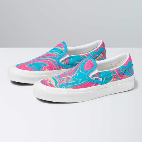 Vans Anaheim Factory Classic Slip-on 98 Dx (og Marble/blue)