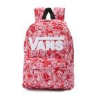 Vans Boys New Skool Backpack (otw Racing Red)