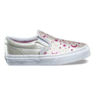 Vans Kids Star Glitter Slip-on (micro Chip/glitter)