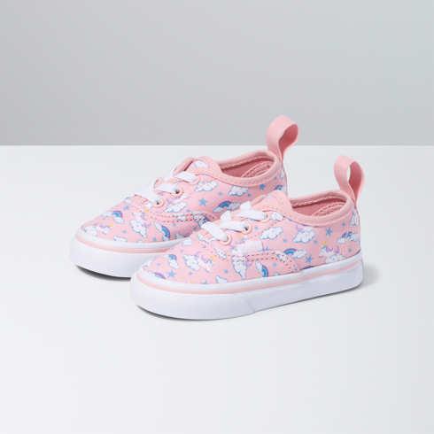 Vans Toddler Unicorn Sleigh Authentic Elastic Lace Shoe (powder Pink/true White)