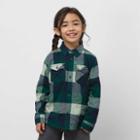 Vans Little Kids Box Flannel Buttondown Shirt (botanical Garden/desert Sage)